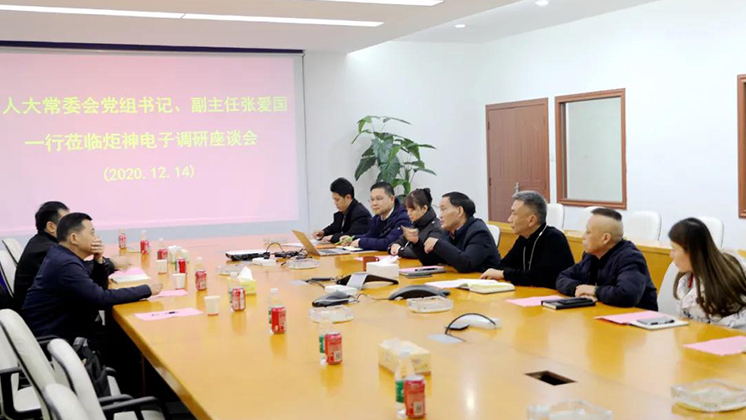 郴州市人大常委會黨組書記、副主任張愛國到炬神電子調研安全生產(chǎn)工作